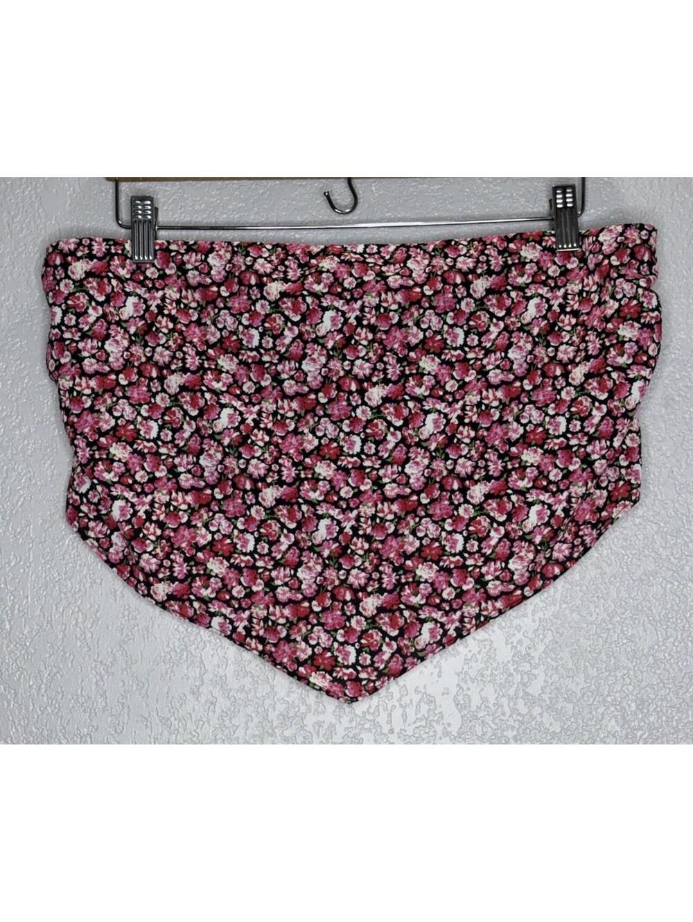 VICI Floral Tube Top Smocked Back Size XL